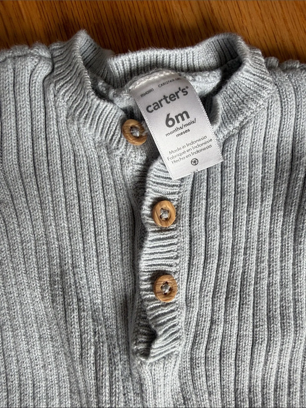 Carters soft ribbed